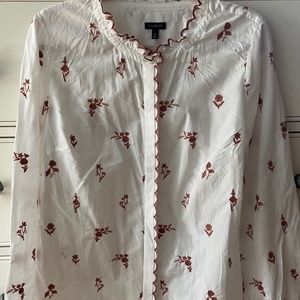 Talbots Embroidered Shirt